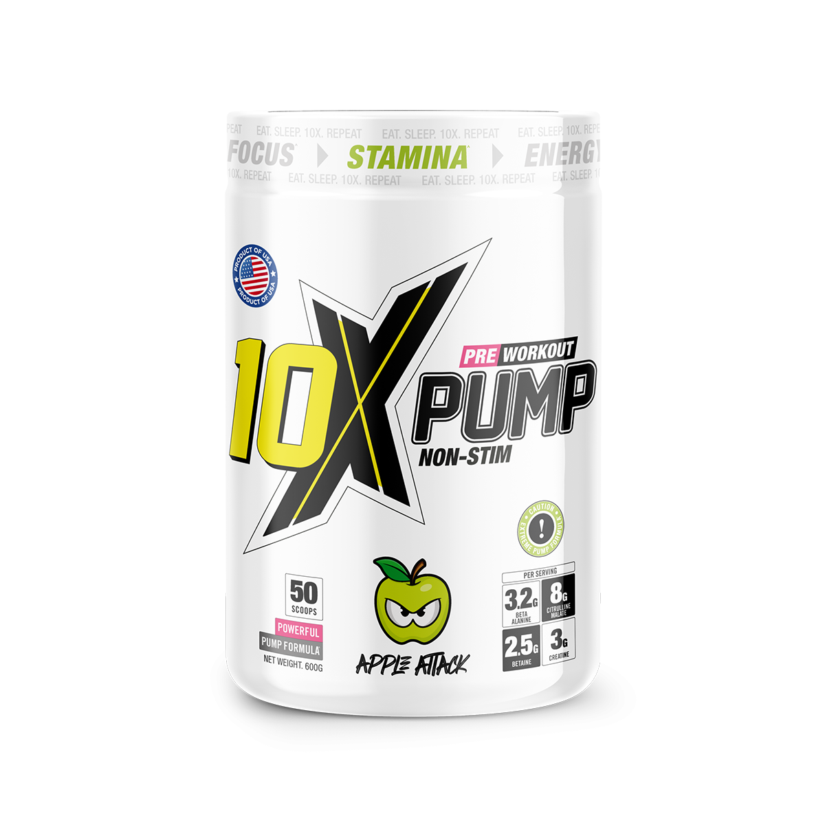 10X Athletic PUMP 600g - 10X026