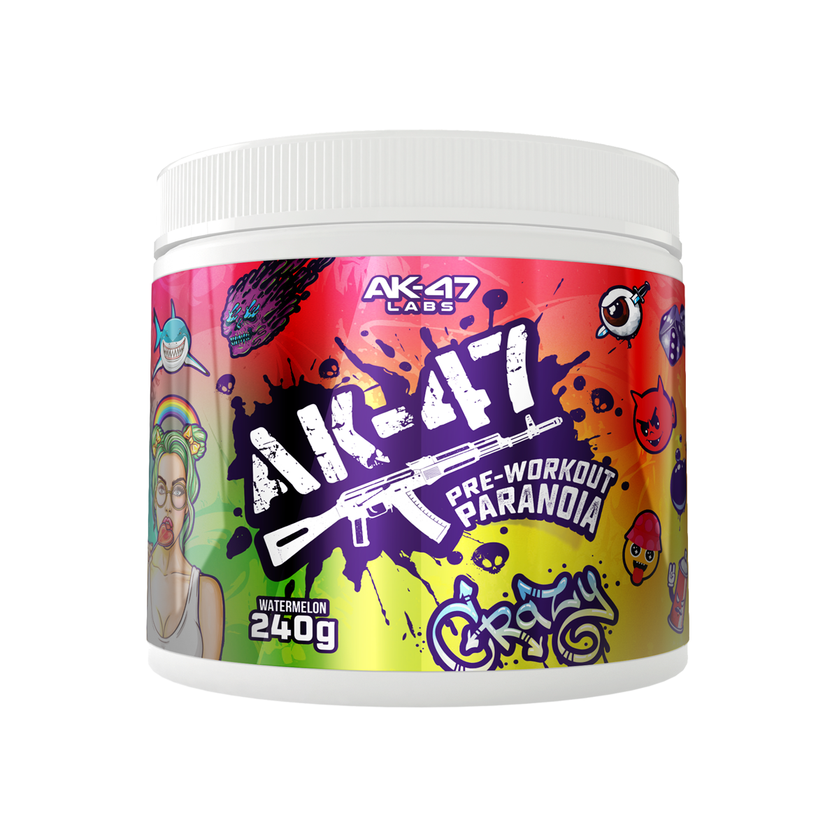 AK-47 Labs Pre-Workout Paranoia 240g - AKL001