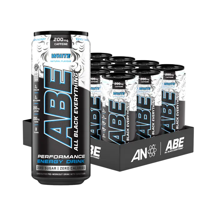 Applied Nutrition ABE (All Black Everything) Carbonated Can 12x330ml Bargain Supps