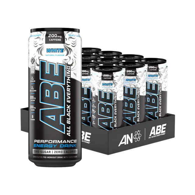 Applied Nutrition ABE (All Black Everything) Carbonated Can 12x330ml Bargain Supps