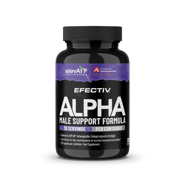Efectiv Nutrition ALPHA Male Support 120Caps - EFE122