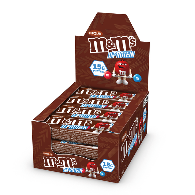 M&M Hi-Protein Bar 12x51g - MAR016