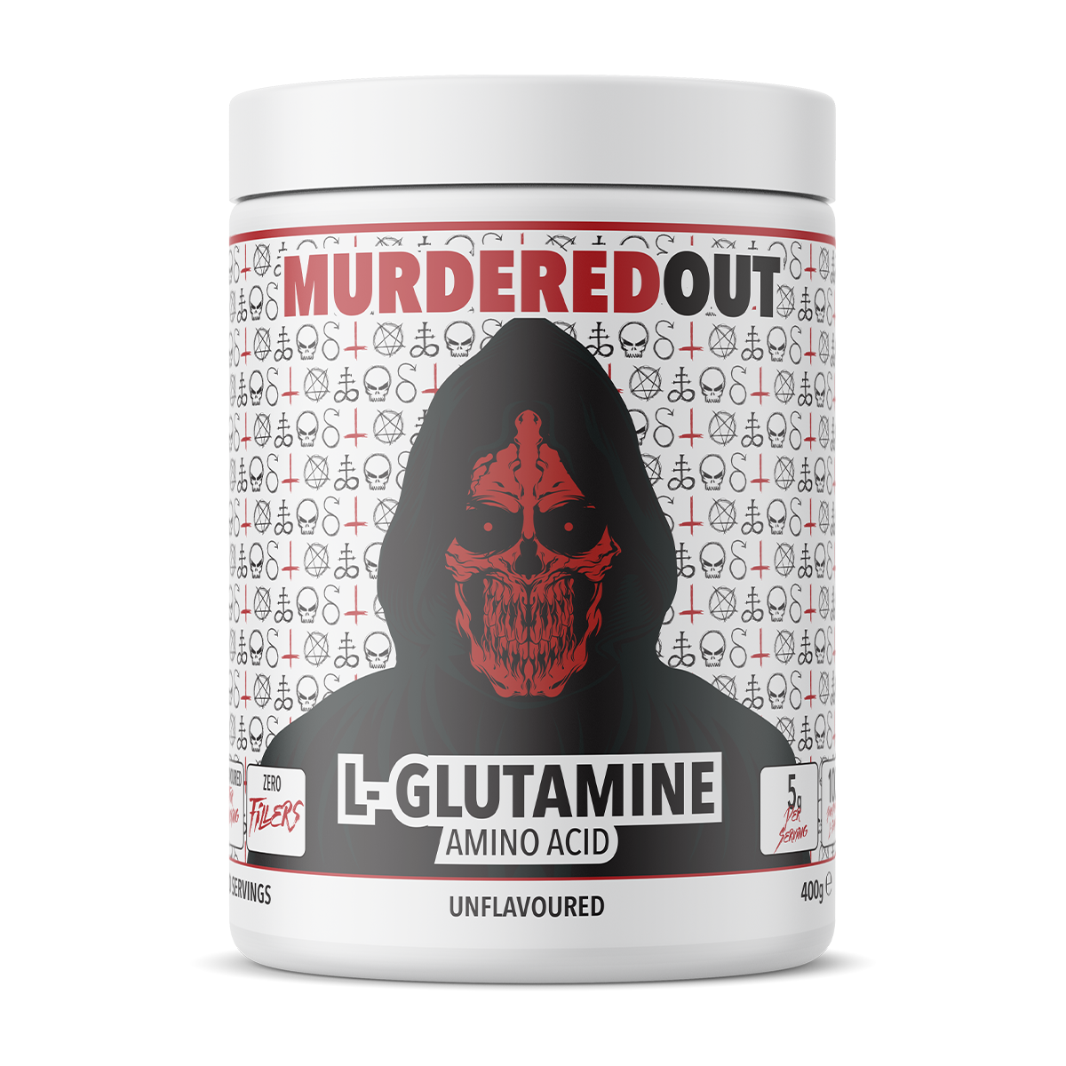 Murdered Out L-Glutamine 400g - MUR026